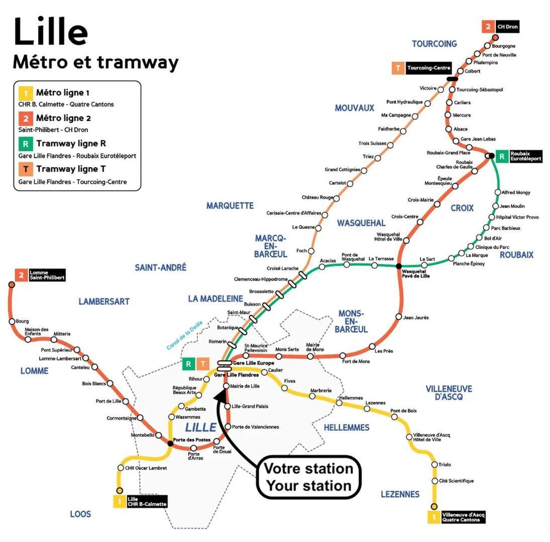 Lille Centre - Superb Bright Apartment Parking Екстериор снимка